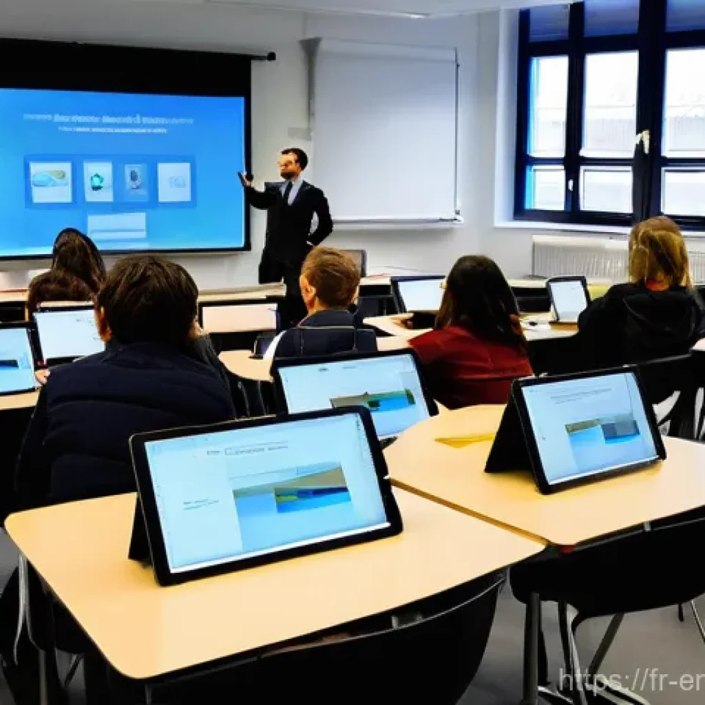 환경경영 전문가로서의 경력 개발 - **Educational Excellence in France:** A vibrant and diverse group of university students, both male ...
